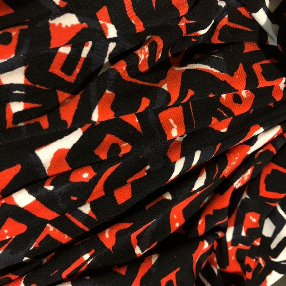 david meister geometric 3/4 sleeve dress Size 6 - Picture 8 of 8